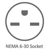 NEMA 6-30 Socket