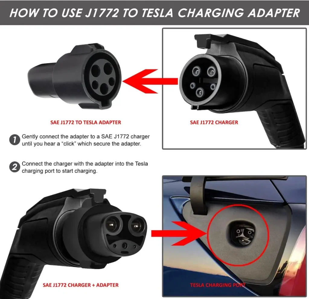 J1772 to Tesla Adapter - EV Chargers