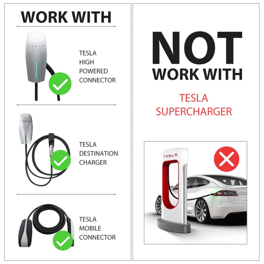 Tesla to J1772 Adapter - EV Chargers